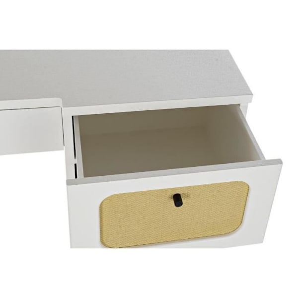 skrivebord i rattangran (140 x 50 x 76 cm)