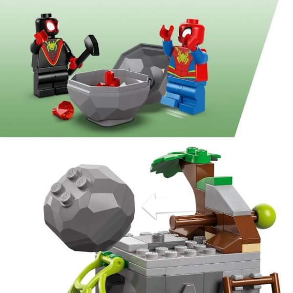 LEGO Marvel 11199 Team Spidey Dino Vehicle Rescue - Spidey ja hänen poikkeukselliset ystävänsä Flerfärgad