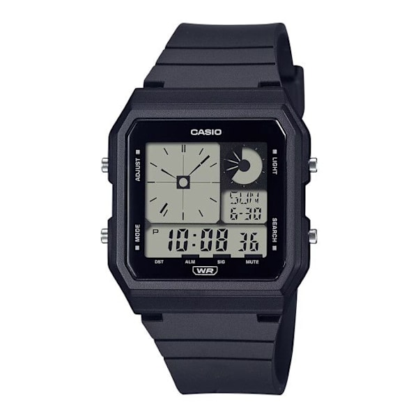 Ur - Casio - LF-20W-1AEF - Sort Resin - Vandtæt 30m - 5 Alarmer - Stopur Svart