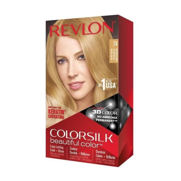 Revlon Colorsilk Permanent Color nr. 74 Medium Blond Mellem blond