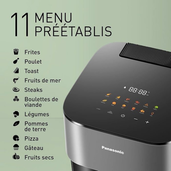 Luftfritøs - Panasonic - NF-CC500SXE - 5 L - 1400 watt - Justerbar temperatur