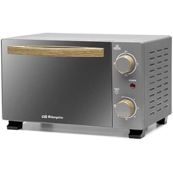 Fire til bord - ORBEGOZO - HO 995 - 33 cm - Grå - Kompakt og Praktisk Grå