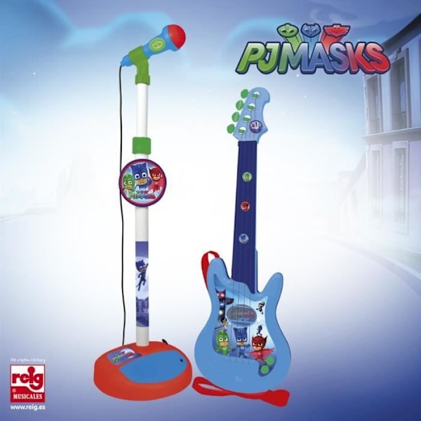 PJMASKS Kitara mikrofonilla - 4 kieliä