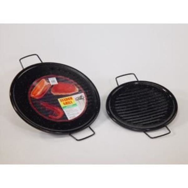 EMALERET PLANCHA (36 cm) Svart