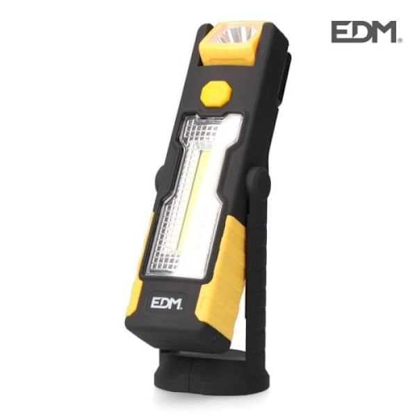 GREENICE LED lommelygte - COB XL - Dobbeltfunktion 1Led 3W 1 LED 1W - Magnetisk krog - Udendørs