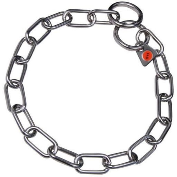 Collier strangler - Chadog - 43cm x 3mm - Rustfrit stål - Medium størrelse - Sort