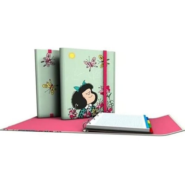 Ringmapp - GRAFOPLÁS - S8424626 - Flerfärgad - 5,16 x 26,49 x 32,23 cm - För barn Grön