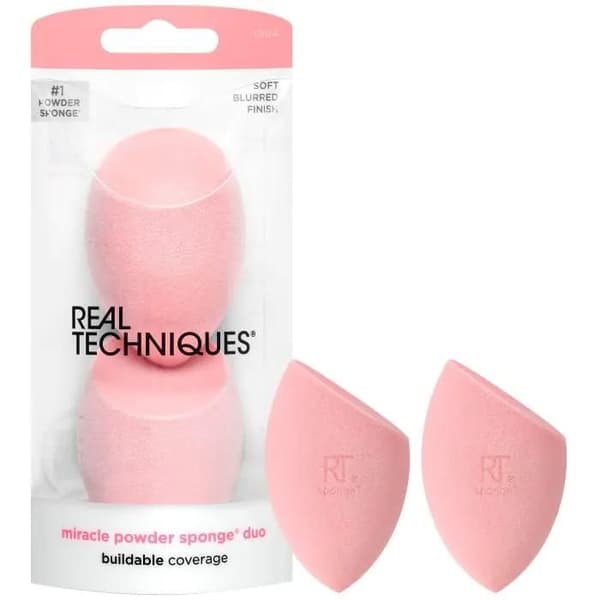REAL TECHNIQUES - Real Techniques Miracle Powder Sponge Box 2 -tuotteet