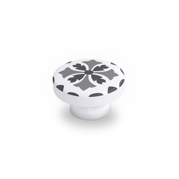 Huonekalun napit - AMIG - MOD.E243 - 4 kpl - Ø38 mm - Harmaat beechviimeistely Grå
