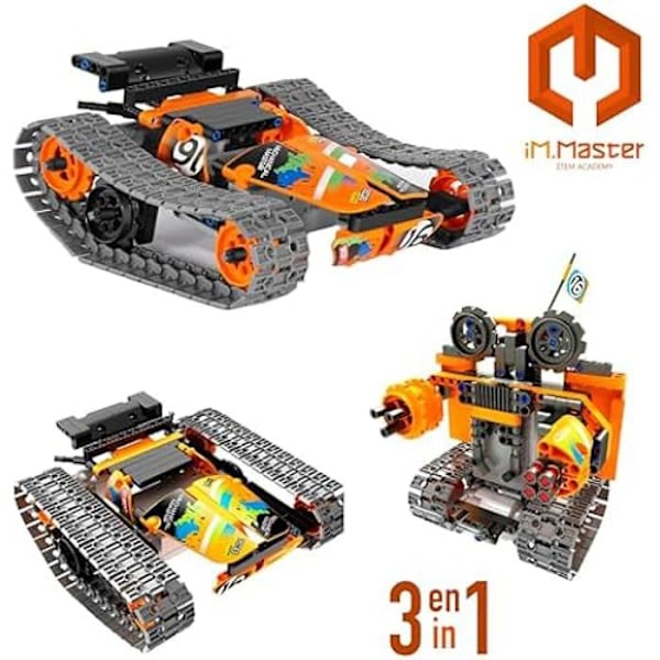 Robotisk fjernstyret akrobat - COLORBABY - iM.Master 85460 - 392 dele - 3 i 1 - 360° Orange