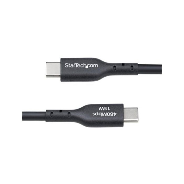 StarTech.com USB-A til USB-C Kabel 3m Hurtigopladning 3A USB 2.0 TPE Sort