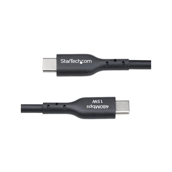 StarTech.com USB-A - USB-C-kaapeli 3m Nopea Lataus 3A USB 2.0 TPE Musta