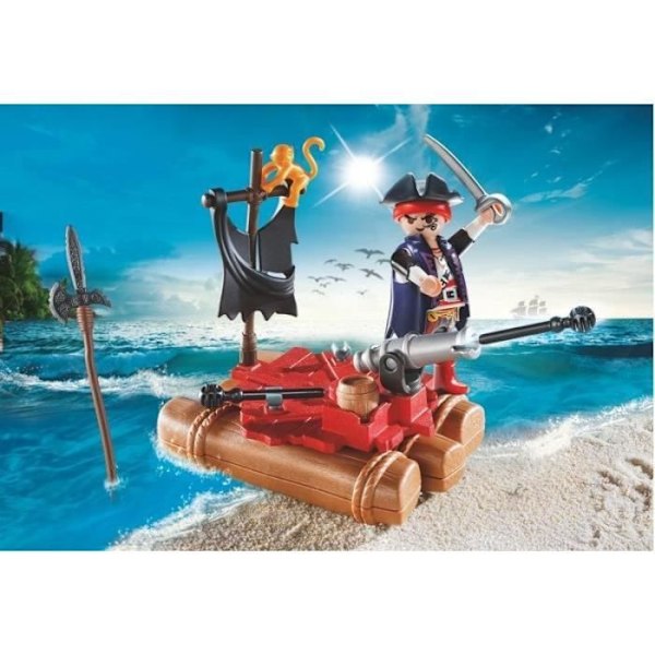 PLAYMOBIL - Pirates Resväska - Pojke - Kanoner och projektiler - 22 stycken - Från 4 år