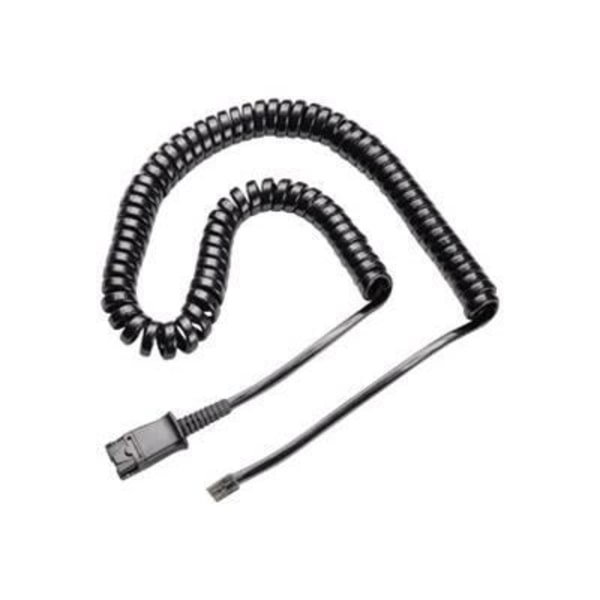 PLANTRONICS Telefonkabel - 3,05 m Sort