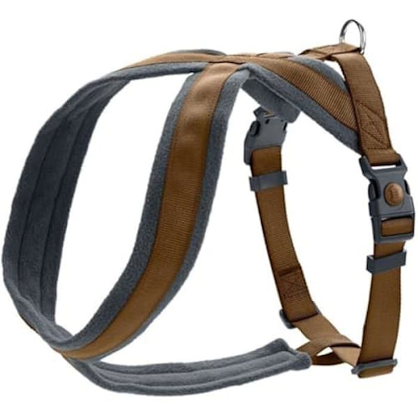 Hundesele - HUNTER - London Comfort - Polstret polyester - Blød - Str. XS-S kastanj