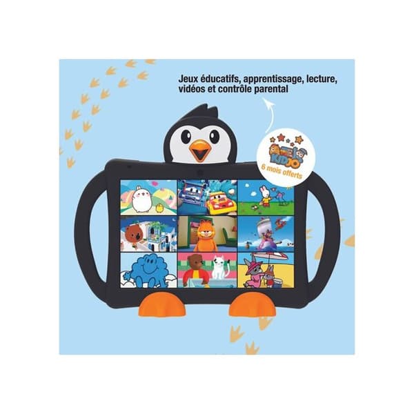 LOGICOM Kosketustabletti Logikids 10,1" 3-8-vuotiaille 32 Go Musta