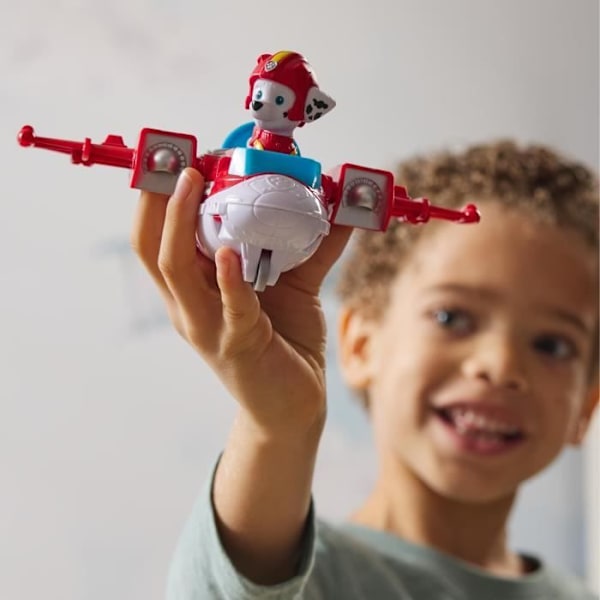 SPIN MASTERVÆHICULUM + FIGUR MARCUS LUFTREDNING La Pat' Patrouille Flerfärgad
