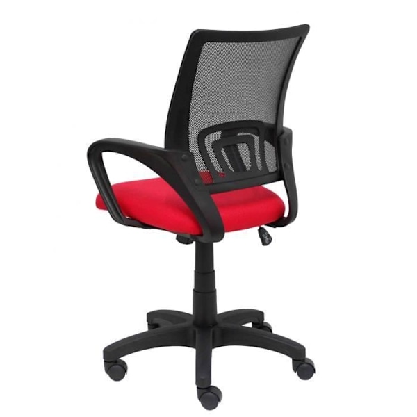 Ergonominen toimistotuoli - PIQUERAS Y CRESPO - Vianos - Punainen - Musta verkko - Bali-kangas röd svart