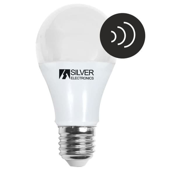 Ampoule LED E27 - SILVER ELECTRONICS - 7W - 5000K - Dusk sensor - Indendørs 5000K