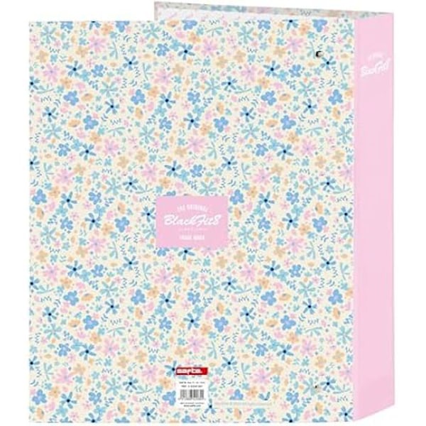 Bindemiddel - BLACKFIT8 - Blossom - 4 ringe - 27 x 6 x 33 cm - Pastelfarve