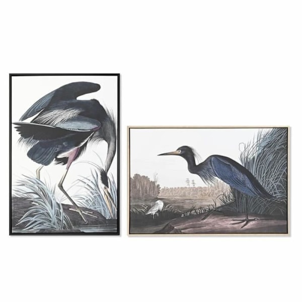 kehys 63 x 4 x 93 cm itämainen lintu (2 kpl)