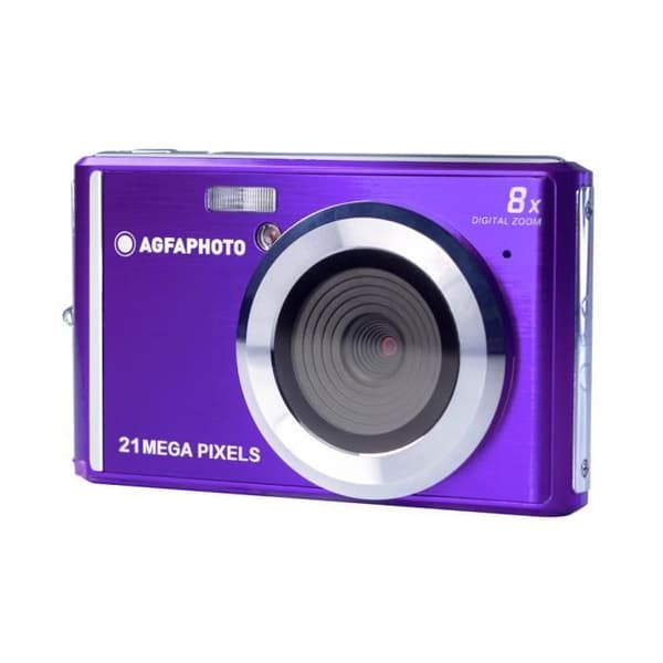 AGFA PHOTO Realishot DC5200 - Kompakt Digitalkamera (21 MP, 2,4’’ LCD, 8x Digital Zoom, Lithiumbatteri) Lilla