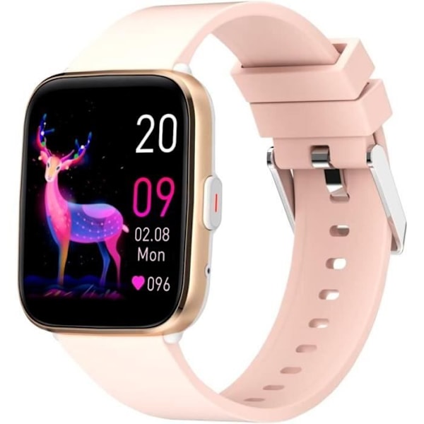 Radiant -Samling Golden Gate -Smartwatch med hjertefrekvens, blodtryksmåler, søvnmonitor og