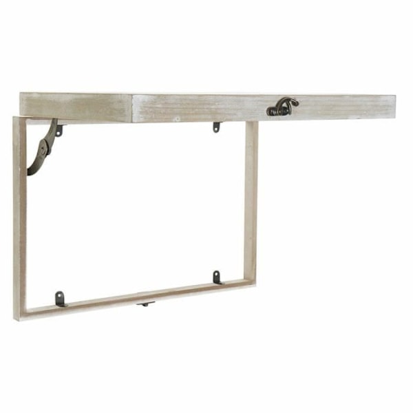 nøgleskab 46,5 x 6 x 31,5 cm sort guld 2 enheder mdf træ