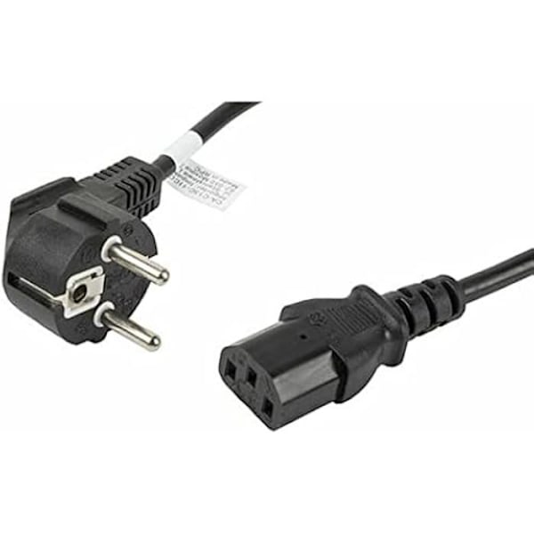 LANBERG strömkabel - CA c13 C 11cc 0018 -BK - VDE standard - 1,8m Svart