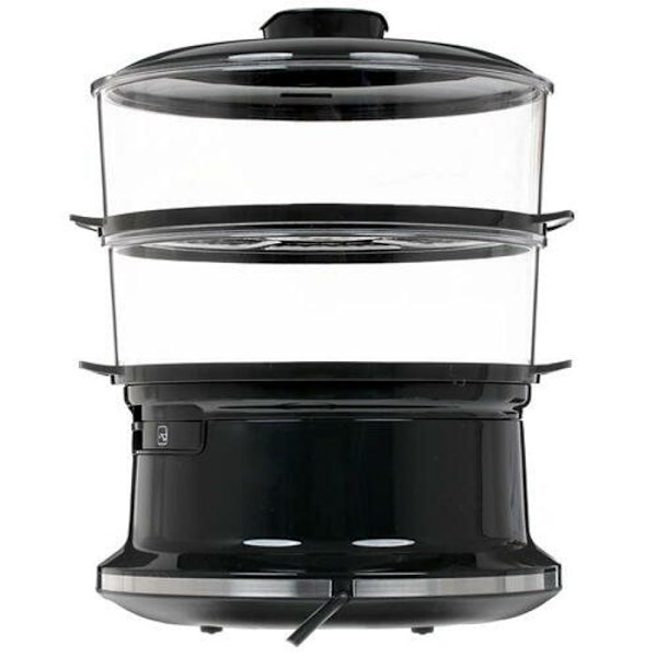 Dampkoger - TEFAL - VC140131 - Sort - 900W - Mekanisk timer Svart