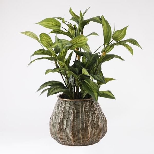 Mica Decorations Hosta Konstgjord växt - H65 x Ø40 cm - Grön Grön