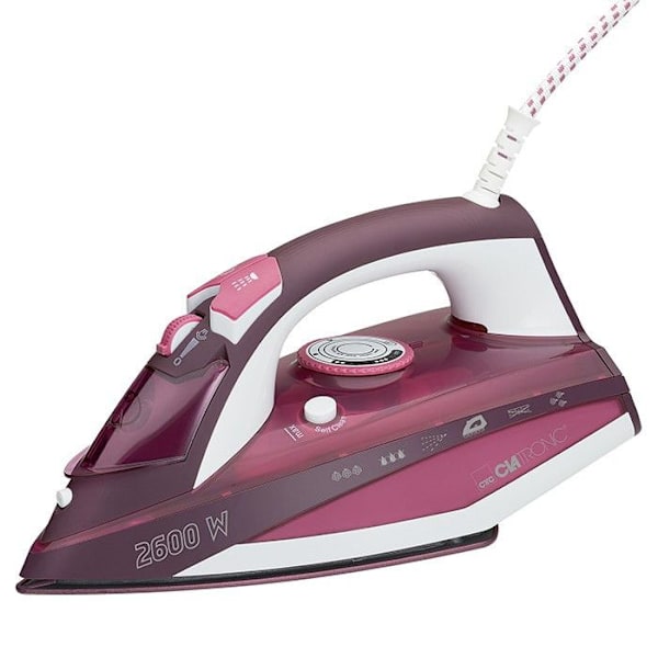 Silitysrauta höyrynä - CLATRONIC - DB 3705 - 2600W - Keraaminen pohja - 350ml säiliö