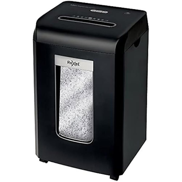 Papperskross - LEITZ - ProMax QS RSX1538 EU - 15 sidor - Säkerhet P4 - 38L svart