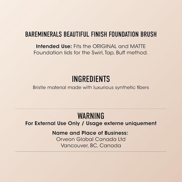 Makeup pensler - BAREMINERALS - Luksus Ydeevne - Til flydende foundation - Præcision - Blødhed