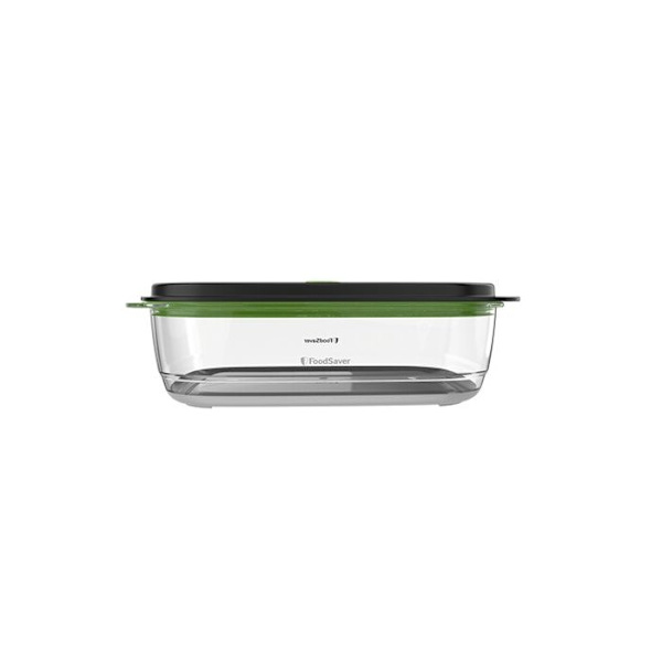 Friskesboks - Foodsaver - 2,3L - Ultra-holdbart Tritan - Mikrobølgeovns-kompatibel - Indbygget marinademode Transparent