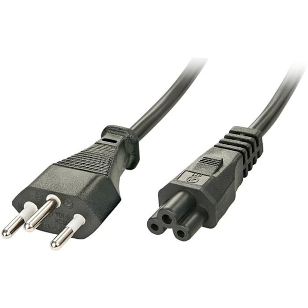 Nätkabel, Schweiz - IEC320 C5 för bärbar PC, 2m