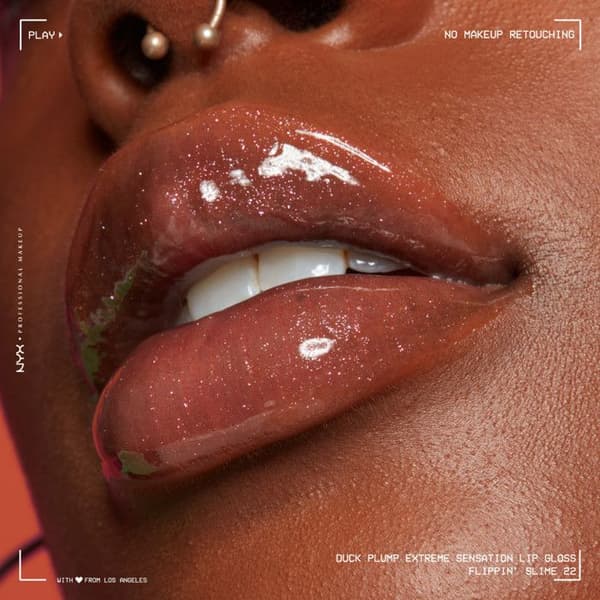 NYX Professional Makeup Gloss Duck Plump repulpant og glitrende Flippin' Slime Flippin' Slime