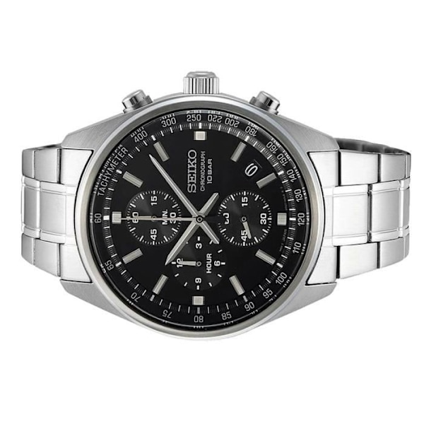 Ur - Seiko - Neo Sport SSB379P1 - Sort urskive - Rustfrit stål - 10 atm Svart
