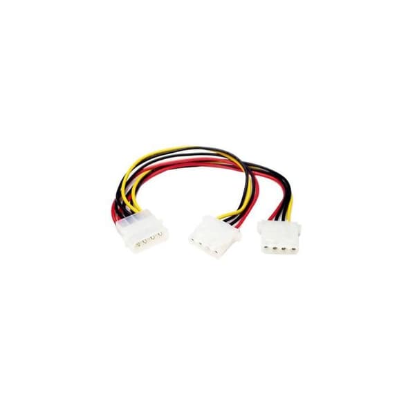 STARTECH 15 cm SATA Y strømkabel - 1x SATA til 2x SATA Splitter / Splitter - SATA Doubler