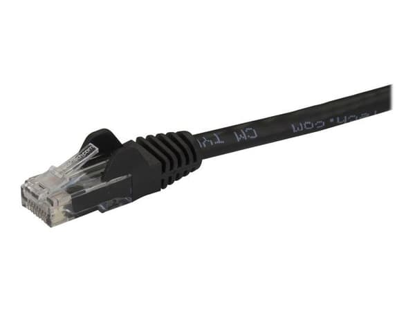STARTECH Cat6 Gigabit UTP-netværkskabel - Hookless - 10 m - Anti-Snag RJ45 Ethernet-ledning - Han / Han Patch-kabel - Sort