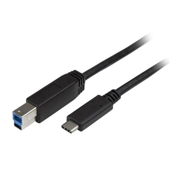 USB-C-kaapeli USB-B:hen - STARTECH - 2 m - USB 3.0 - Uros/Uros - Musta