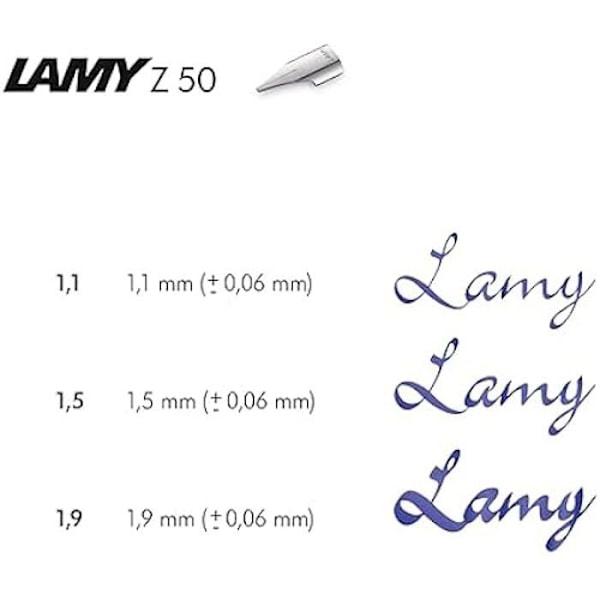Ersättningsfjäder - LAMY - Z50 - Silver - För ABC-fylld penna - Högkvalitativ pengar
