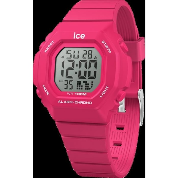 Jääkello – naiset – 022100 – vaaleanpunainen silikoni – 39 mm – 10 bar Rosa