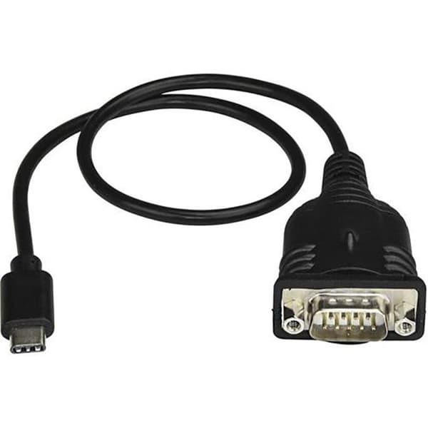 USB-C-sovitin kaapeli RS232:lle - STARTECH - Type C Uros - DB-9 Uros - Yhteensopiva Windows/macOS/Linux