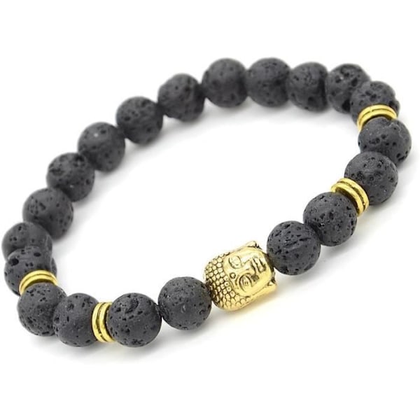 Perles De Bois Tibetansk-Buddhistisk Meditations Mala Bede Kæde Til Mænd Elastisk Armbånd 6 - 8Mm[H462]