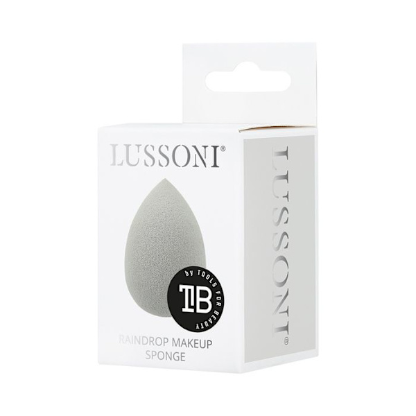 Lussoni Makeup Grey Raindrop Sponge - pisaran muotoinen meikkisieni