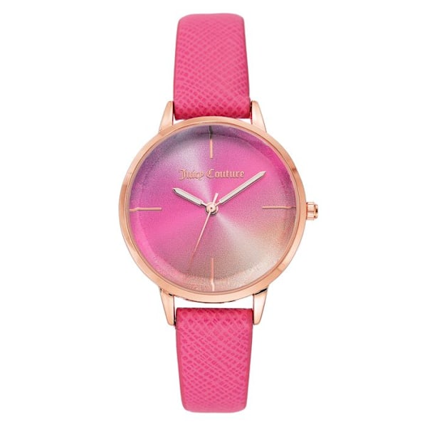 Kvinnotime - Juicy Couture - JC1256RGHP - Läder - Kvarts - 34mm rosa/flerfärgad