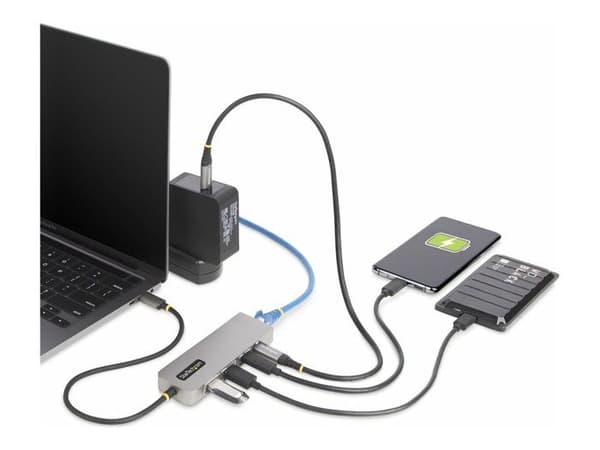 StarTech.com Hub USB-C til 3 Po