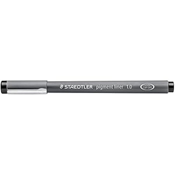 STAEDTLER hienot tussit - Musta pigmentti - Viivan leveys 1,0 mm - Pyyhimätön muste - 10 hienoa merkkiä Svart