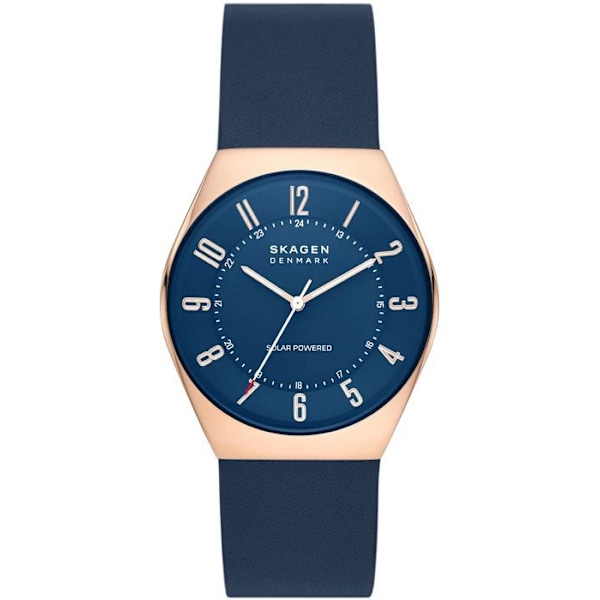 Ur - Skagen - SKW6834 - Blå Læder - Vandafvisende 3 bar - 37 mm Blå